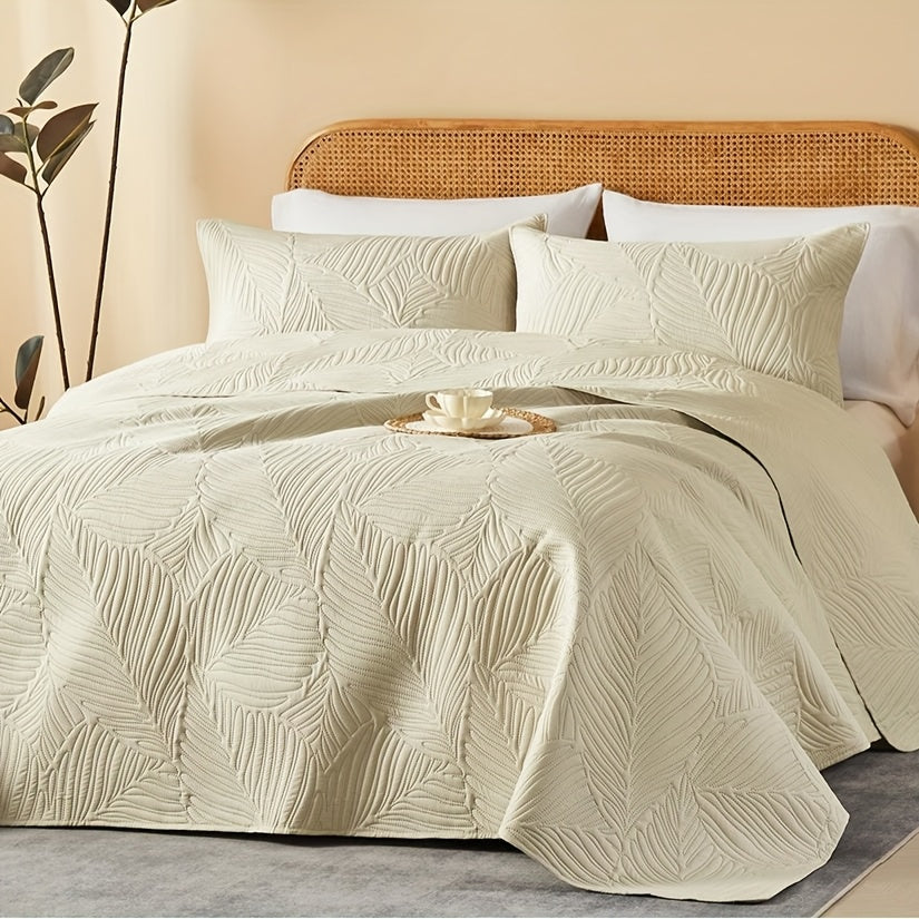 Quilt Set 2-3pcs ¨C Lightweight Microfiber Bedspread Coin Pattern Coverlet All Seasons Twin Full Queen King Cal King