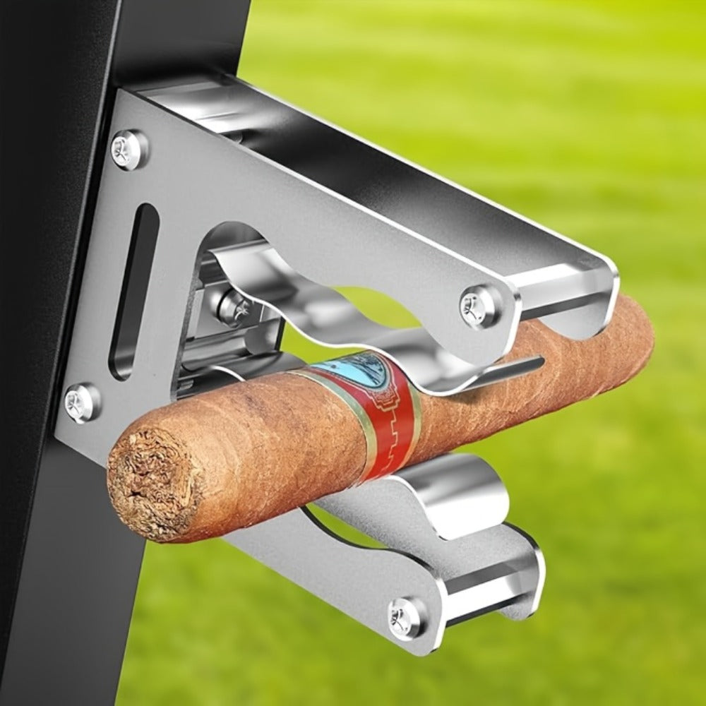 Magnetic Cigar Holder Heavy Duty Secure Grip - Fits Golf Carts, Beach Chairs, Fishing Rods & Boats | On-the-Go Smoking Accessory | 7 Colors | Cigar Enthusiast Gift