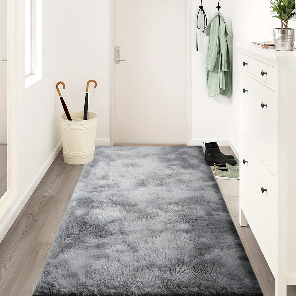 Shaggy Area Rug Soft Plush Fuzzy Carpet Non-Slip Tie-Dye Design for Bedroom Living Room Nursery Dorm ¡ª Pet Friendly Machine Washable Multiple Sizes & Colors