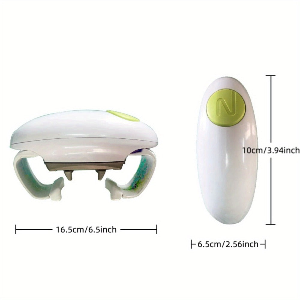 Electric Jar Opener & Bottle Opener ¨C One-Touch Automatic Lid Opener for Arthritic Hands, Seniors & Weak Grip, Battery Operated, Heavy Duty