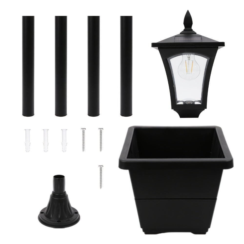 Solar Post Light Outdoor Garden Pathway Lamp IP44 Waterproof 60LM Warm White LED ¨C Solar Powered Landscape Stake Light for Yard Driveway Patio Walkway Christmas Holiday Decoration