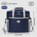 Insulated Lunch Bag Large Capacity Thermal Leakproof Lunch Tote with Shoulder Strap Heavy Duty Oxford Cloth Lunch Box Keeps Food Hot Cold for Work School Picnic Travel Adults Kids