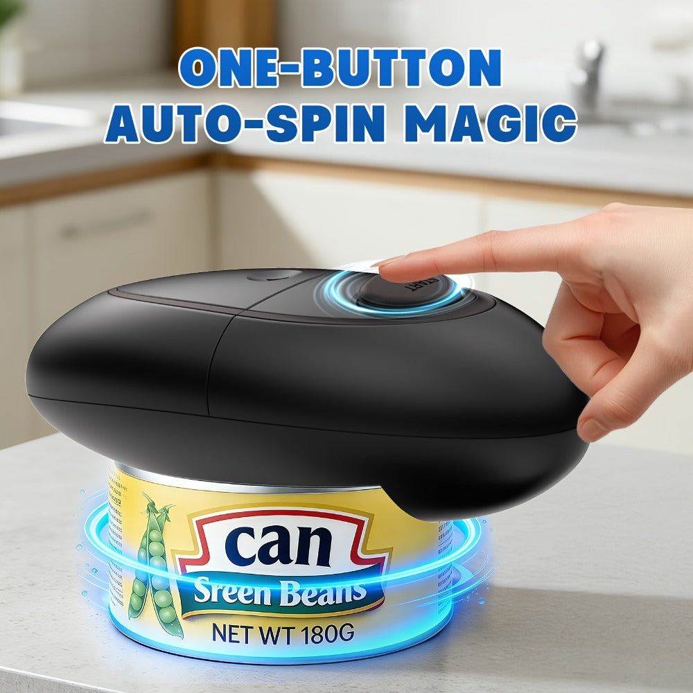 Electric Can Opener One-Touch Automatic ¨C Smooth Edge Battery Operated Handheld Opener for All Can Sizes, Best Kitchen Gadget for Seniors, Arthritis & Weak Hands, Great Gift Idea