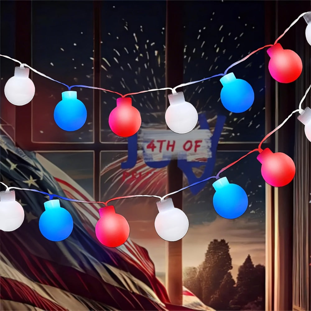 Crystal Ball String Lights 100 LED 39ft, Solar Bubble Ball Fairy Lights with 8 Lighting Modes ¡ª Outdoor Waterproof Decor for Christmas, Halloween, July 4th & Patio | Multi-Color Options