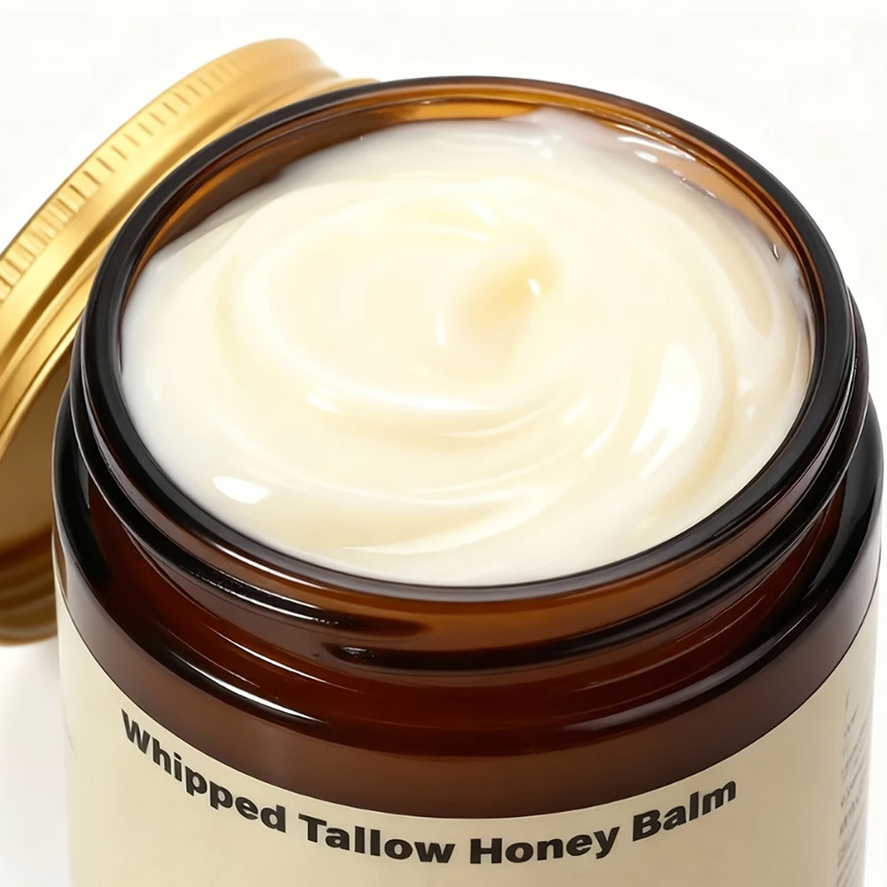 Grass-Fed Butter Whipped Moisturizing Cream 2pcs - Natural Honey-Infused Formula for Face & Body | Deep Hydration, Moisture Lock | Sensitive Skin | Men & Women | Handcrafted