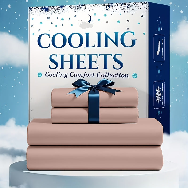 Bed Sheet Set Soft Breathable Cooling Microfiber Fitted & Flat Sheets with Deep Pockets ¨C Wrinkle Free Hotel Luxury Bedding in Multiple Colors & Sizes