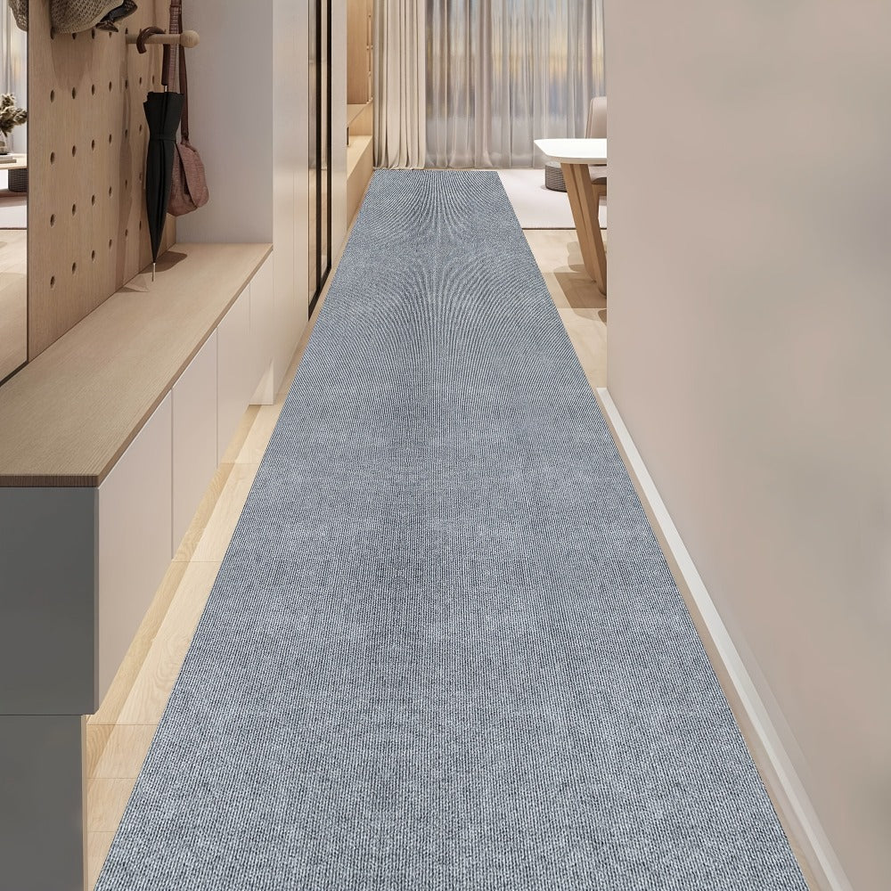 Striped Runner Rug Non-Slip Machine Washable ¨C 100% Polyester PVC Backing Indoor Outdoor Hallway Mat, Soundproof 0.2¡± Thick Carpet for Kitchen, Patio & Entryway ¨C 5 Colors, 4 Sizes