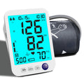 Upper Arm Blood Pressure Monitor Automatic ¨C Large LED Backlit Screen, Extra-Large Cuff, 1000-Reading Memory for 2 Users, One-Button BP Machine for Home Hypertension Management