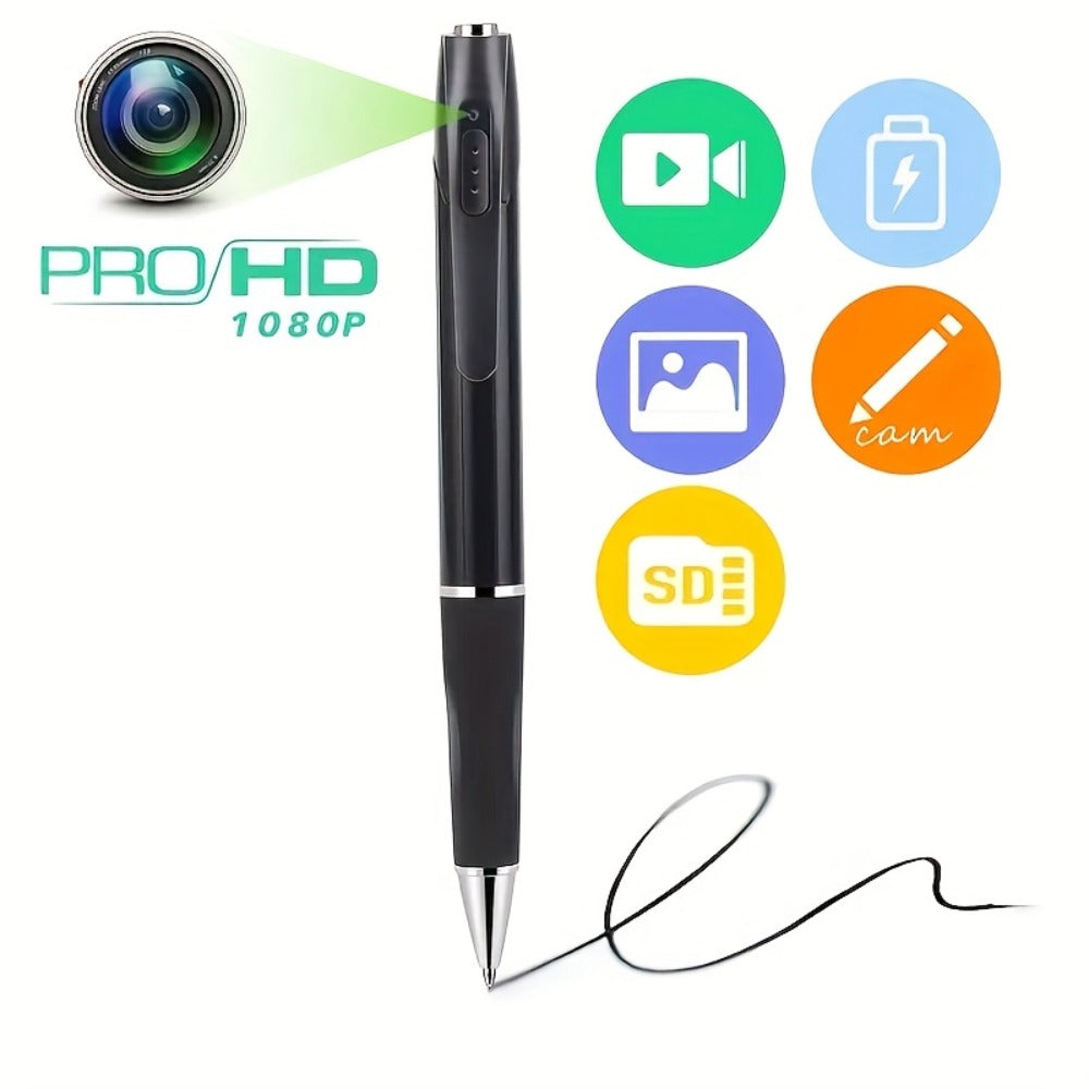 1080P HD Mini Hidden Camera Portable Body Camera Recorder Indoor Outdoor Security Surveillance Cam with Night Vision 250Hr Standby for Home Office Classroom Meeting 64GB Option Available