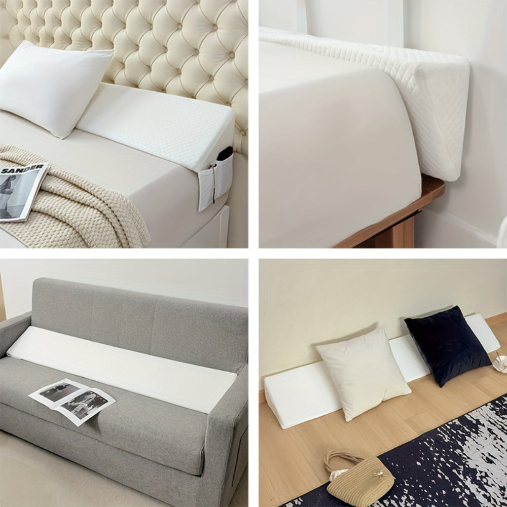Bed Wedge Pillow Headboard Gap Filler Mattress Wedge Fills 0-7 Inch Gap Between Headboard and Mattress Backrest Pillow Twin Full Queen King