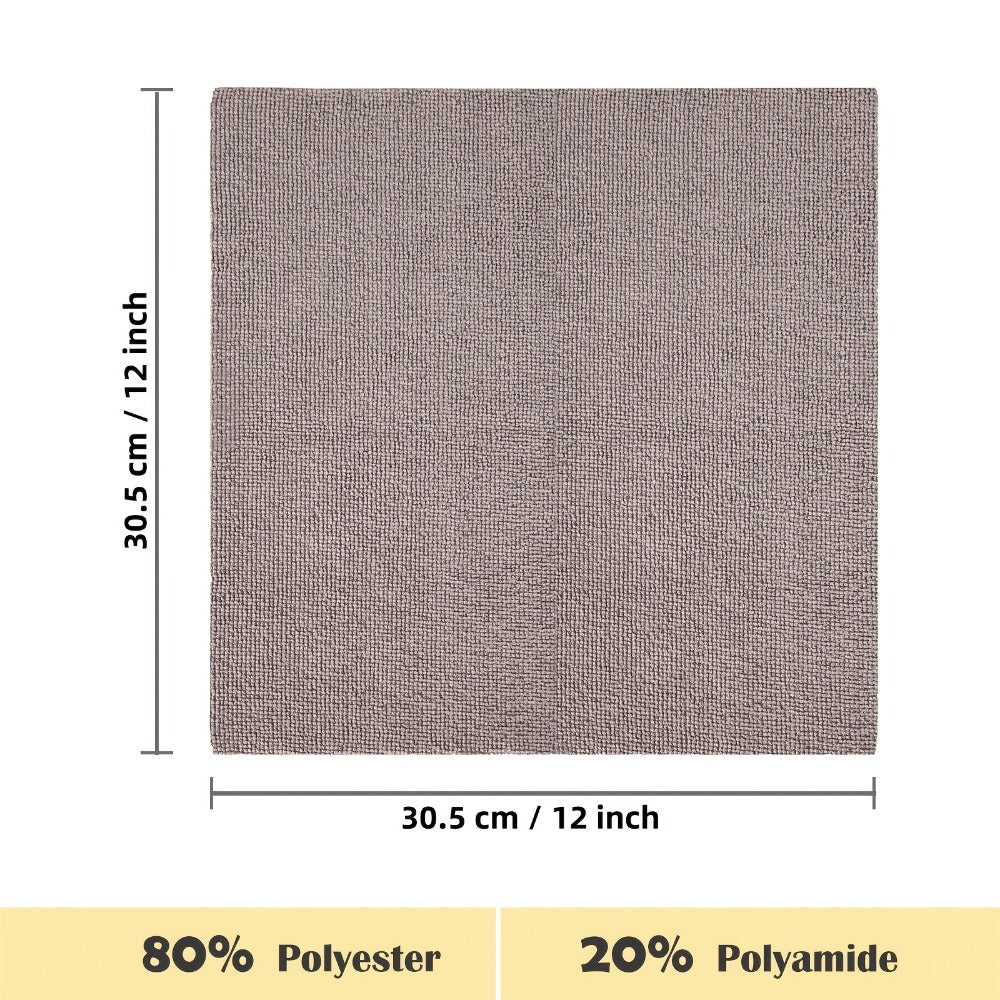 Microfiber Cleaning Cloths 100 Pack Reusable Washable Tear-Away Towel Roll 12x12 ¨C Absorbent Rags & Dishcloths for Kitchen, Bathroom, House & Car Detailing