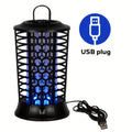 Indoor Bug Zapper Electric ¨C Powerful Mosquito Killer & Fly Zapper with Bug Collector Tray, Easy Clean, Silent Operation, Plug-In Insect Trap for Bedroom, Kitchen, Office & Home Use