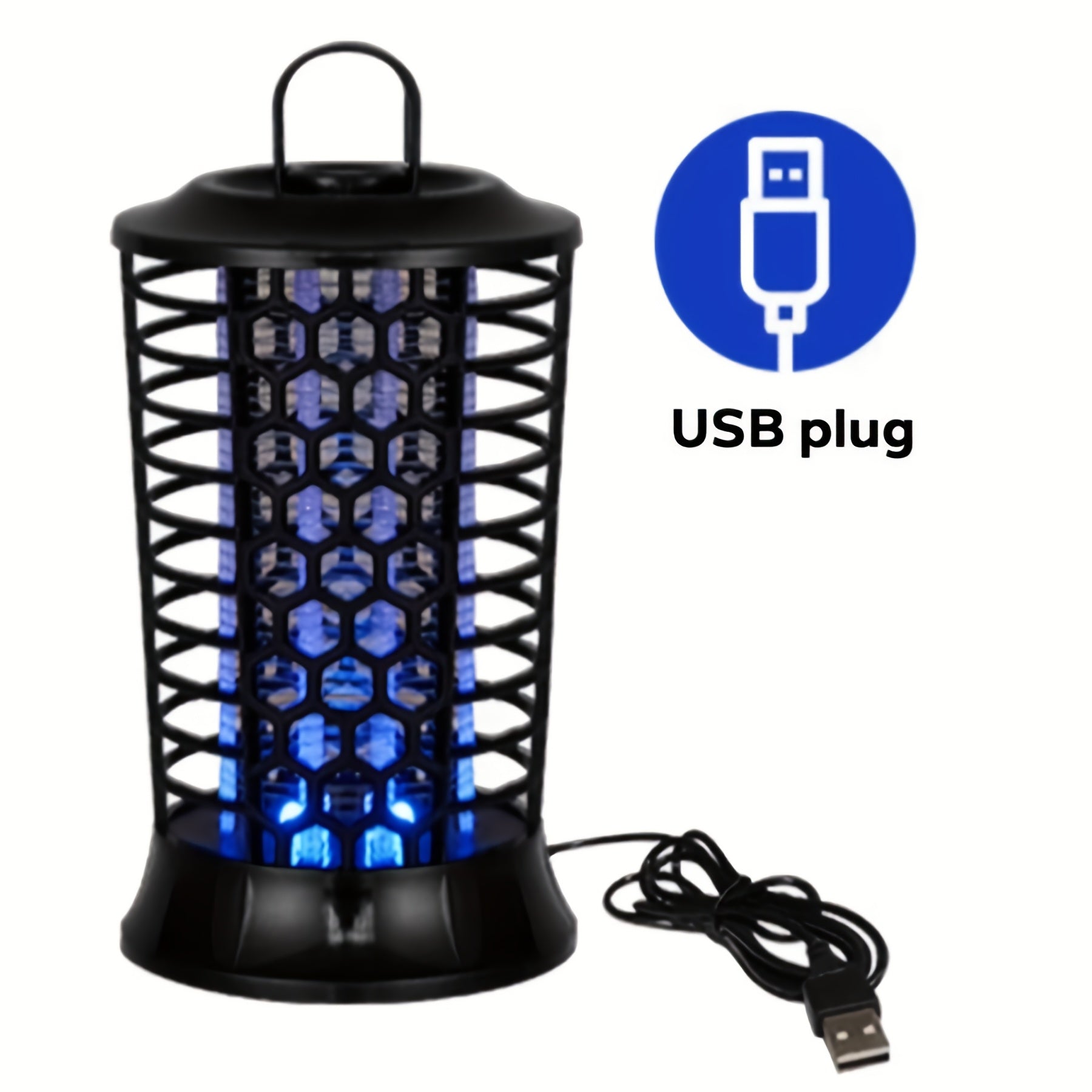 Indoor Bug Zapper Electric ¨C Powerful Mosquito Killer & Fly Zapper with Bug Collector Tray, Easy Clean, Silent Operation, Plug-In Insect Trap for Bedroom, Kitchen, Office & Home Use