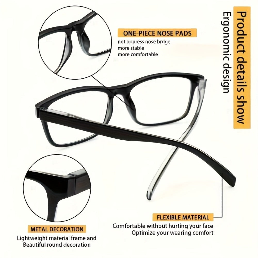 Blue Light Blocking Reading Glasses 12 Pack Bulk Set ¨C Stylish Unisex Readers with Anti-Glare Lenses, Lightweight Frames, Multiple Magnification Strengths for Men and Women