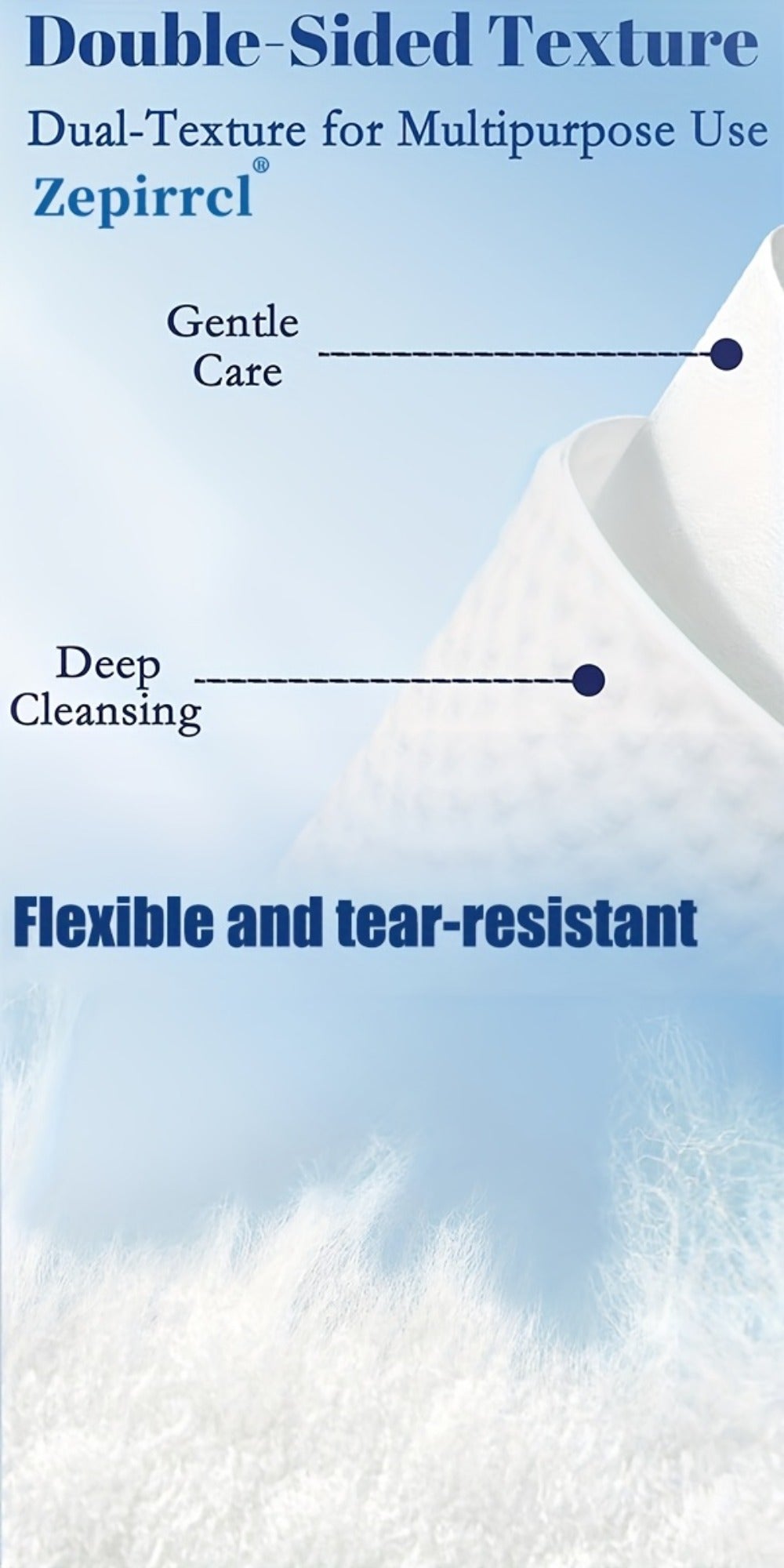Disposable Facial Towels Extra Large Thick Dry Wet Cleansing Cotton Towel 40 Sheets Per Box 10.24x11.81 Inch Soft Skin-Friendly Face Wash Towel for Daily Skincare Makeup Removal