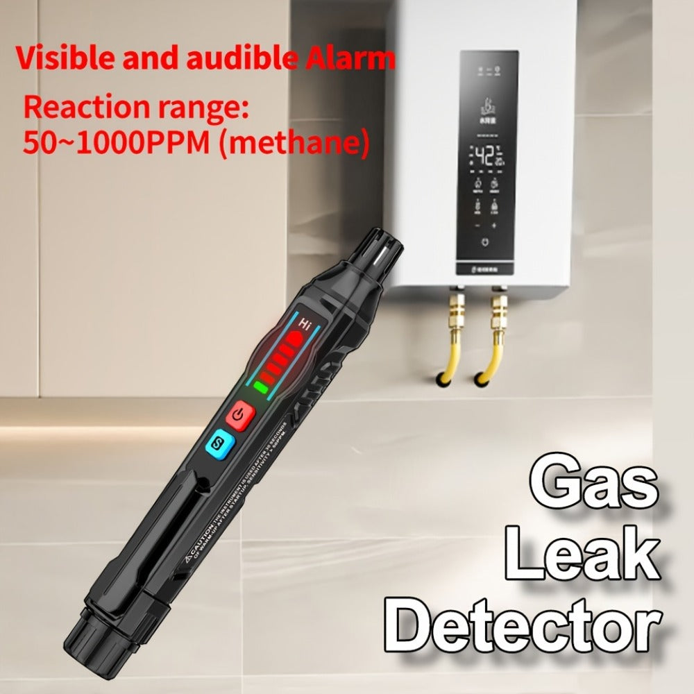 Combustible Gas Leak Detector - High Sensitivity Natural Gas & Methane Alarm with Audible & Visual Alert for Home & Industrial Safety