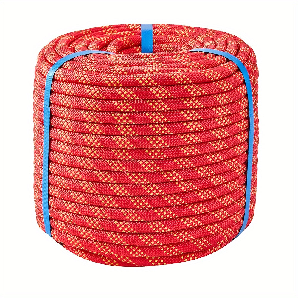 Double Braided Nylon Rope 1/2 Inch Heavy Duty Polyester ¨C 100ft 150ft 200ft Multi-Color for Anchoring Towing Cargo Sailing Dock Lines & Outdoor Use