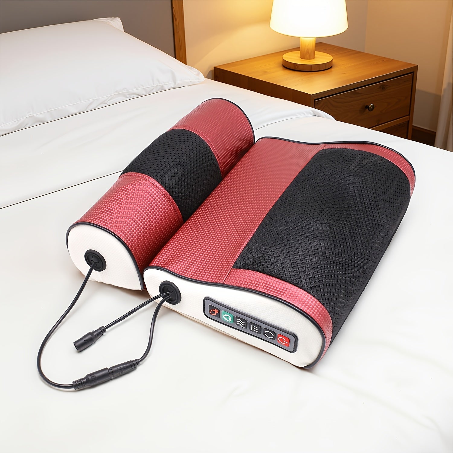 Electric Massager for Neck, Shoulder, Back & Foot ¨C Deep Tissue Kneading Point Massage, Cordless Handheld Body Massager, Relaxation Gift for Women Men Mom Dad, Multiple Modes & Intensities