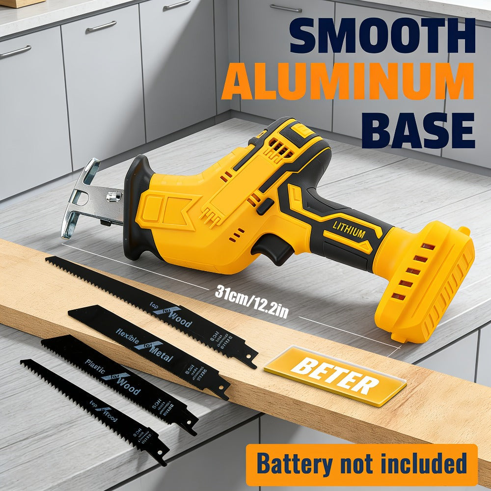 Reciprocating Saw Brushless Cordless for DeWalt 20V Battery ¨C 0-3500 SPM Variable Speed, Tool-Free Blade Change, 4 Saw Blades Included, for Wood, Metal & PVC Cutting (Battery Not Included)