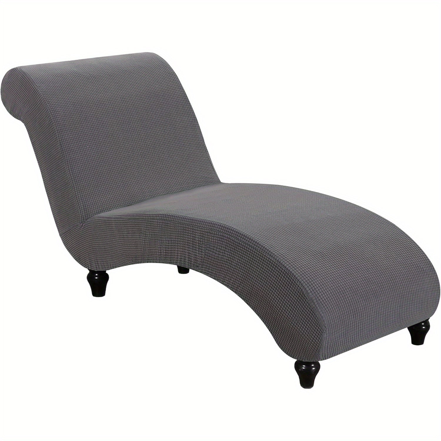 Chaise Lounge Cover Stretch Slipcover Jacquard Fabric Chair Sofa Protector for Living Room Bedroom Machine Washable Multi-Color