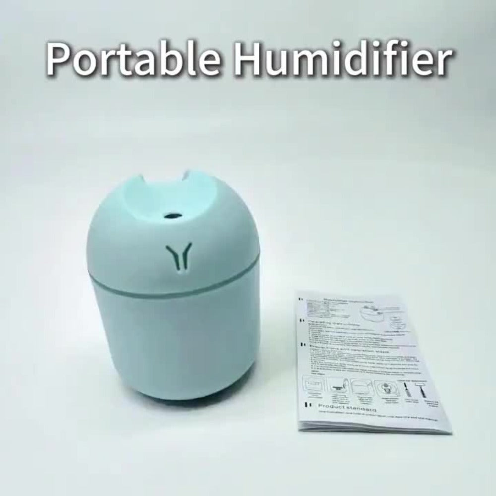 Mini Aromatherapy Humidifier Set of 3 Cool Mist Diffuser with Odor Eliminator No Filter USB Low Voltage for Car Bedroom Dorm Office Desktop Air Freshener Gift for Women Room Decor
