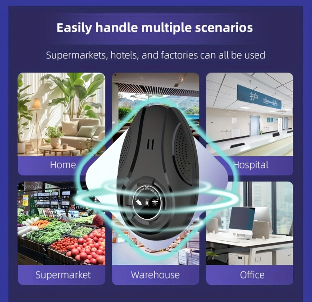 Ultrasonic Pest Repeller for Home Indoor ¨C Plug-In Electronic Mosquito Cockroach Mouse Ant Spider Repellent Device for House Office Warehouse