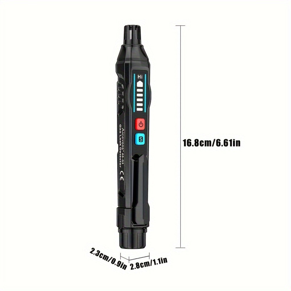 Combustible Gas Leak Detector - High Sensitivity Natural Gas & Methane Alarm with Audible & Visual Alert for Home & Industrial Safety