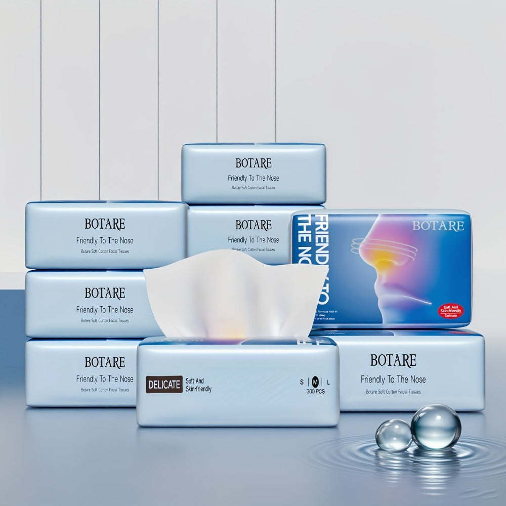Facial Tissue 20 Packs ¨C Dry & Wet Use, Sensitive Skin Safe, Absorbent Soft Tissues for Home Kitchen Bathroom Travel