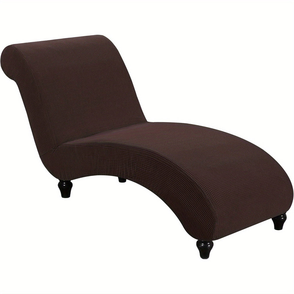 Chaise Lounge Cover Stretch Slipcover Jacquard Fabric Chair Sofa Protector for Living Room Bedroom Machine Washable Multi-Color