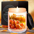 Scented Candle Soy Wax ¨C Pumpkin & Apple Cinnamon Fall Autumn Jar Candle, 7.2oz 50+ Hour Burn, Cozy Home Fragrance Gift for Women & Men, Friends, Family & Coworkers, Christmas & Valentine's Day