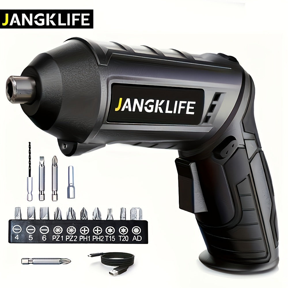 Electric Screwdriver Set 16pcs, 90¡ã Rotatable Foldable Cordless Screwdriver Kit with 1200mAh Rechargeable Battery & Bits