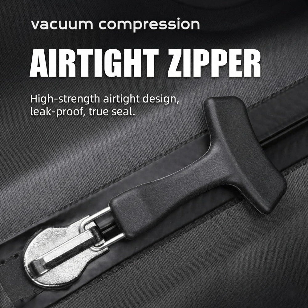 Vacuum Storage Bags with Electric Pump - Space Saving Travel Compression Bags for Luggage, Clothes & Bedding, Reusable Airtight Organizer