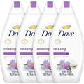 Dove Body Wash Coconut Milk Jasmine Petals 15.2oz Pack of 4 Moisturizing Relaxing Shower Gel Softer Smoother Skin After One Shower for Women