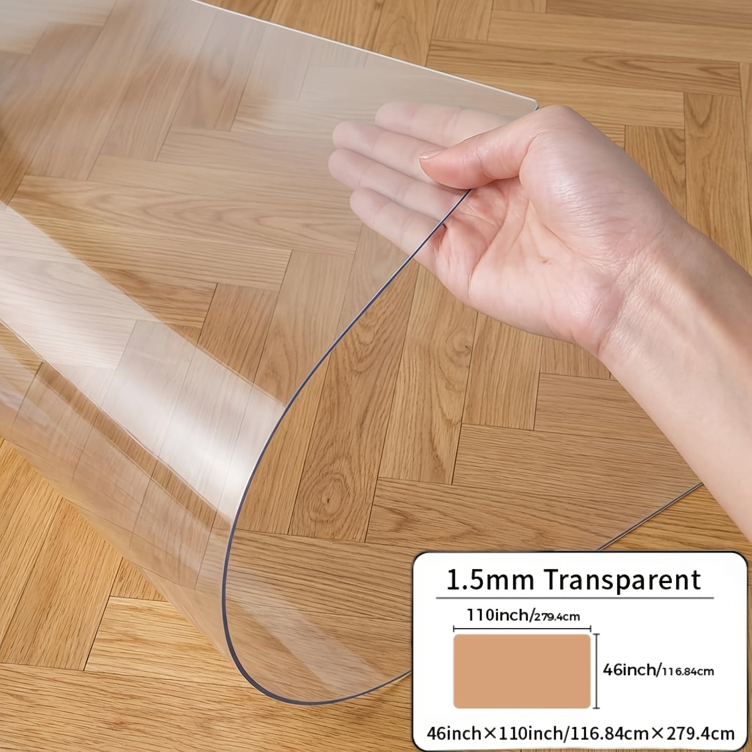 Floor Mat Protector - Heavy Duty Non-Slip Chair Mat for Hardwood Floors, Kitchen, Living Room & Office Use, Scratch-Resistant, Easy Clean, Multiple Sizes
