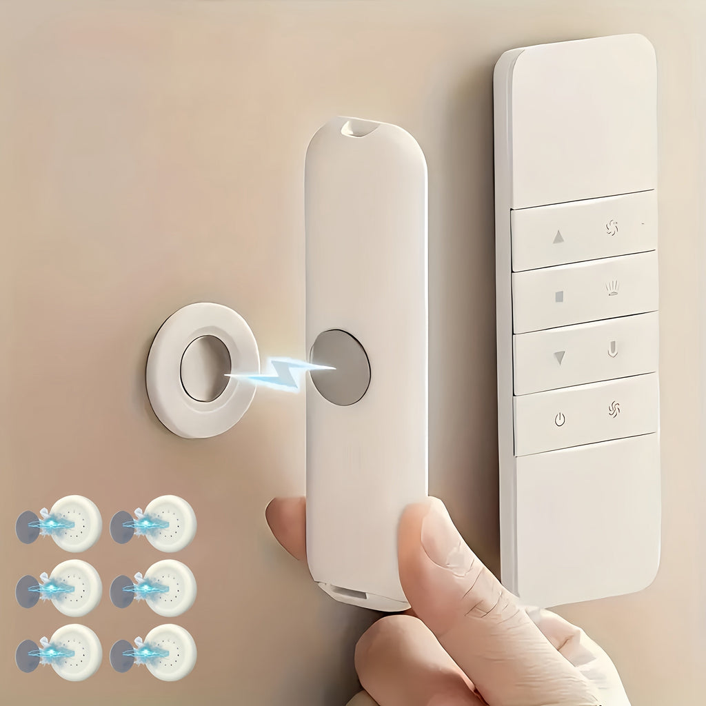 Magnetic Wall Hooks No Hole Easy Install ¨C Strong Adhesive Hook Set for Home Office Kitchen Bathroom, Versatile Damage-Free Wall Hanger, 6 12 or 20 Pack