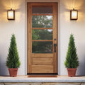 Artificial Topiary Cedar Tree Outdoor Indoor UV Resistant Fake Potted Plant Faux Pine Shrub Front Porch Patio Home Office Decor 3ft 4ft 5ft 1pc 2pcs