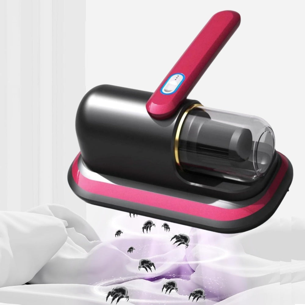 Cordless Mattress Vacuum Cleaner with Ultrasonic Heating & HEPA Filtration ¨C Portable Bed Vacuum for Dust Mites, Pet Hair, Sofas, Upholstery & Carpets