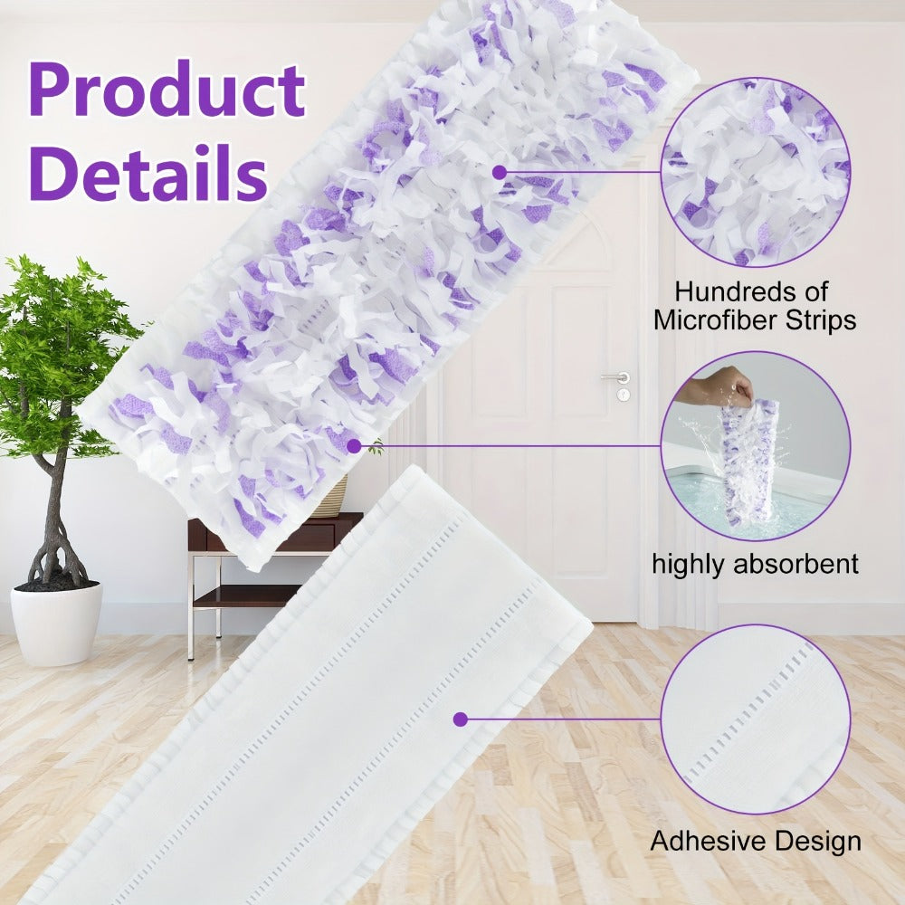 Disposable Mop Pads Replacement 40pcs for Swiffer Power Mop, Multi-Surface Floor Cleaning Refill Pads, Thickened Super Absorbent Wet Mop Pad Refills