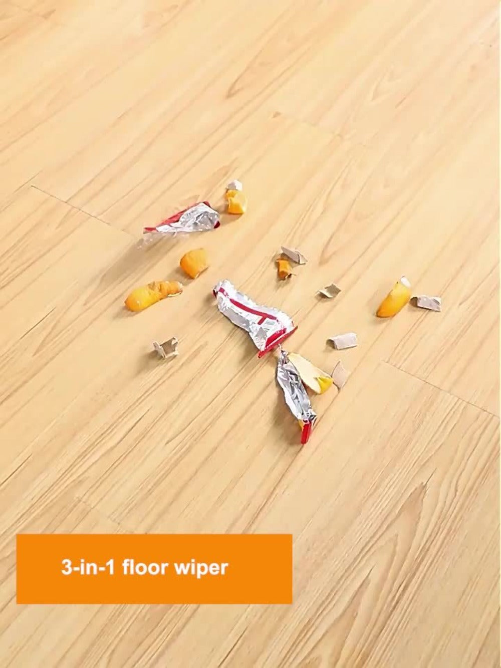 Silicone Squeegee Broom with Detachable Rotatable Head Long Stainless Steel Handle Floor to Ceiling Cleaning for Glass Tile Hardwood Carpet Shower Window