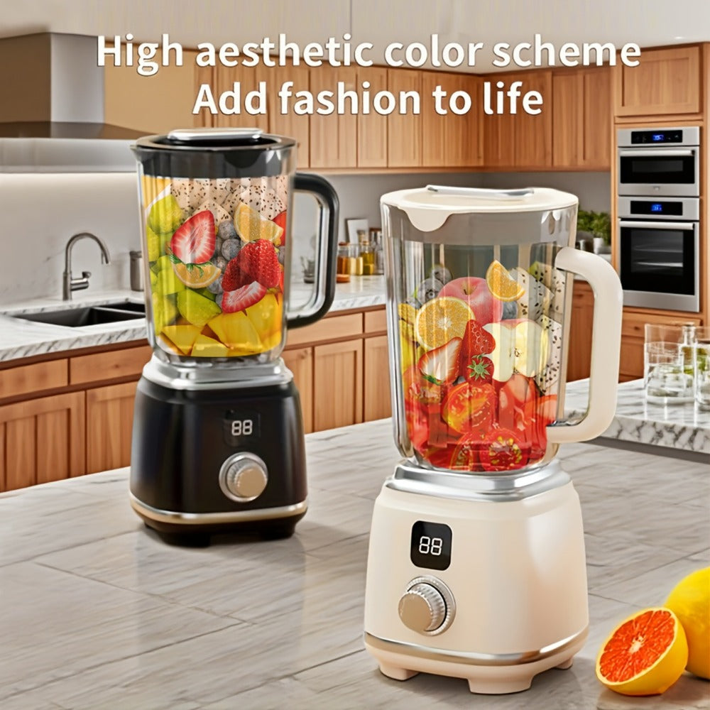 USB Rechargeable Portable Juicer Blender with Digital Display for Smoothies & Shakes | Home Office Travel