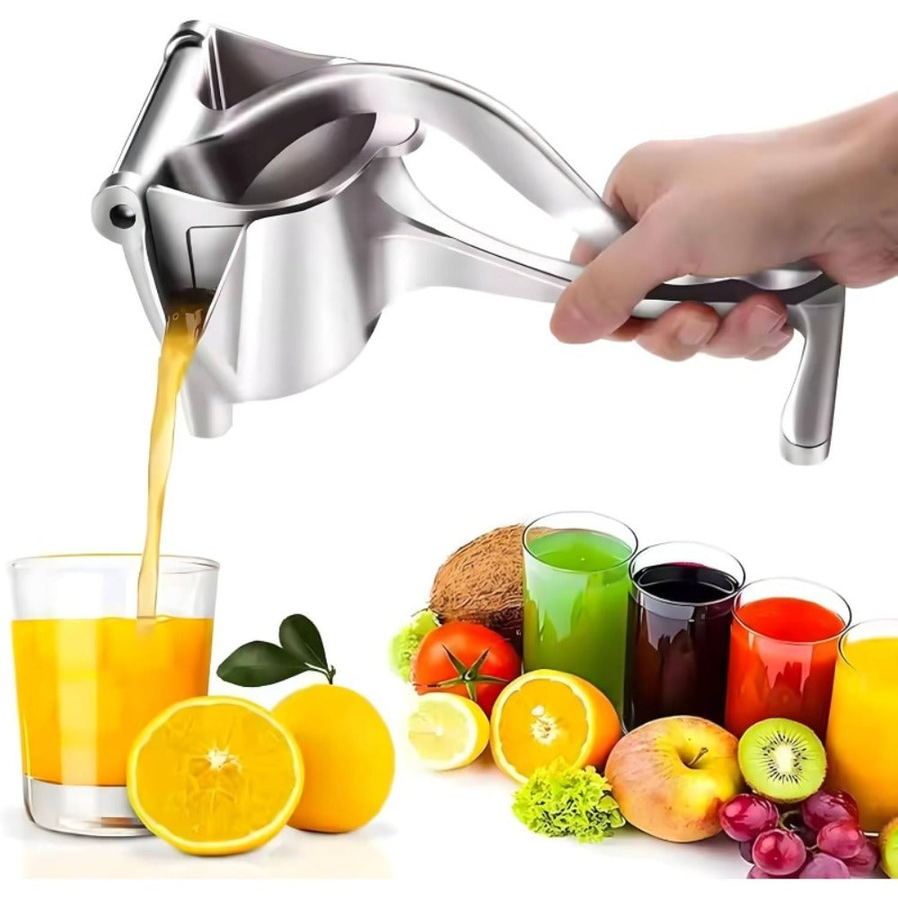 Manual Citrus Juicer ¨C Heavy Duty Aluminum Lemon Squeezer with Lever Press, Removable Filter, Easy Squeeze Extractor for Lemon, Lime, Orange & Pomegranate, Kitchen Tool for Juice Lovers