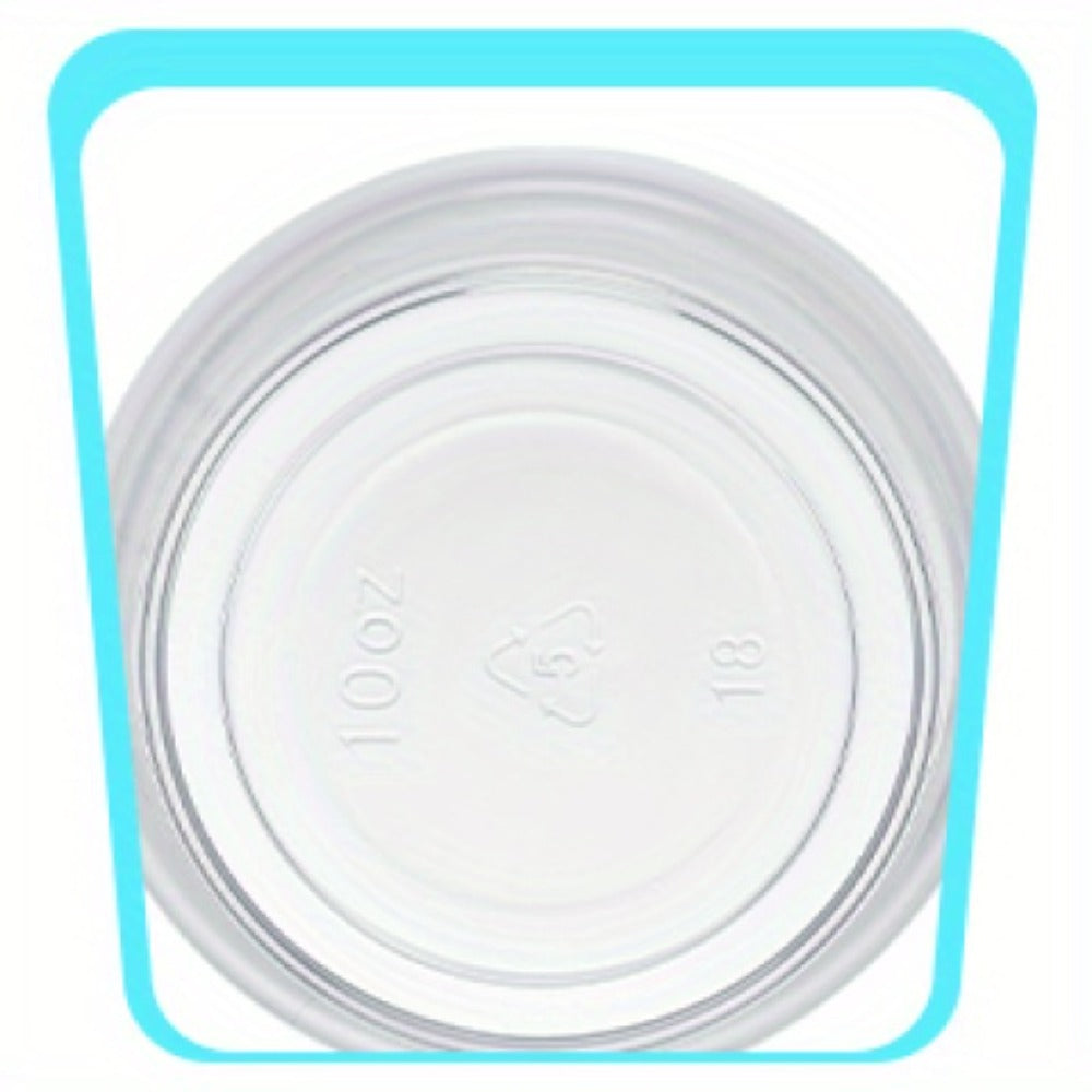 Plastic Measuring Cups with Wooden Sticks 100 Sets Clear Graduated Mixing Cups oz/ml/cc for Resin, Cooking, Baking & Epoxy ¨C Disposable Paint Mixing Cups
