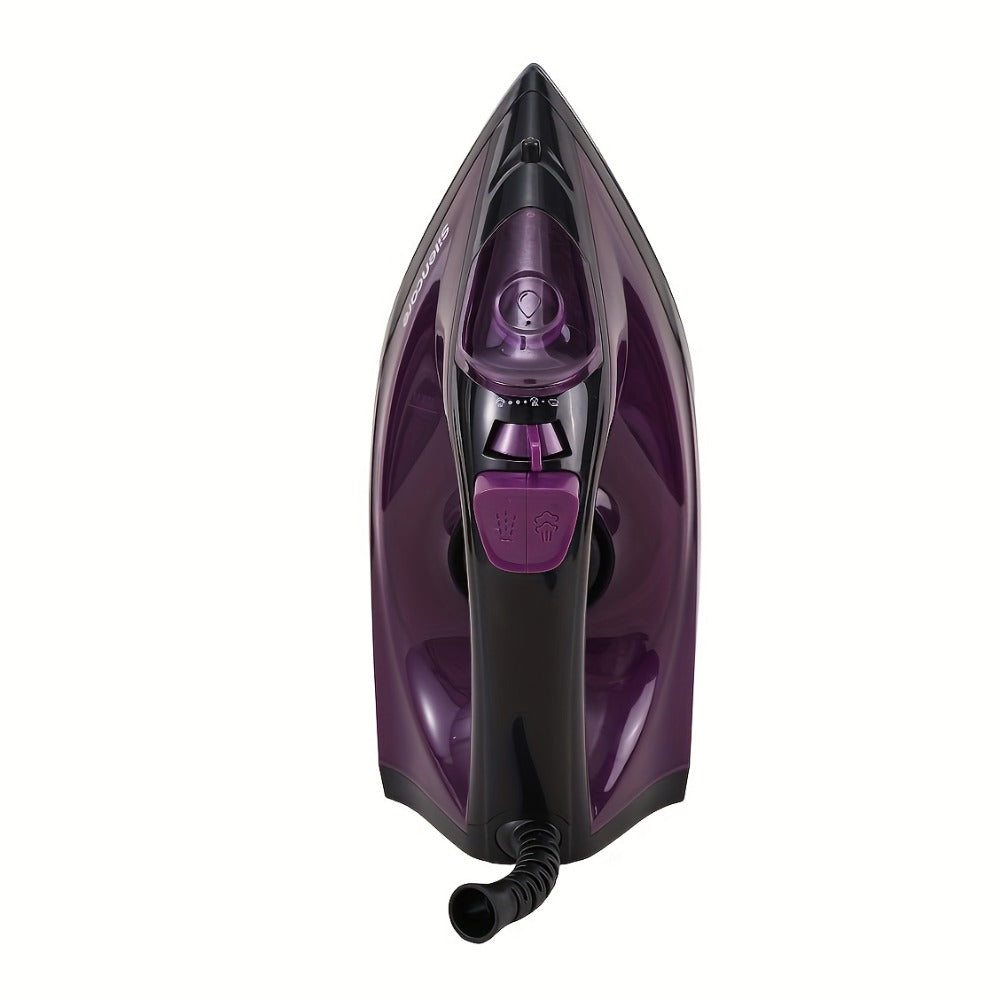 Steam Iron Household High-Pressure Non-Stick Soleplate Anti-Calcification Overheat Protection Multi-Gear Fast Heating Dry Wet Dual-Use Clothes Iron Travel Essential Pink