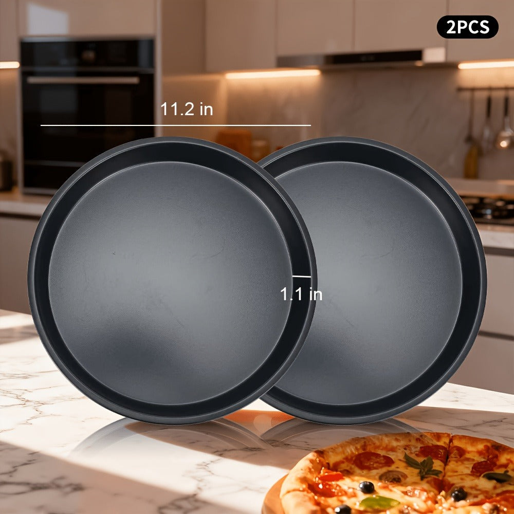 Nonstick Bakeware Set Stackable Space-Saving - Round & Square Pans, Waffle Tray, Cookie Sheet, Dishwasher Safe, Carbon Steel Baking Pan Set for Oven, 2pcs / 5pcs / 10pcs Options
