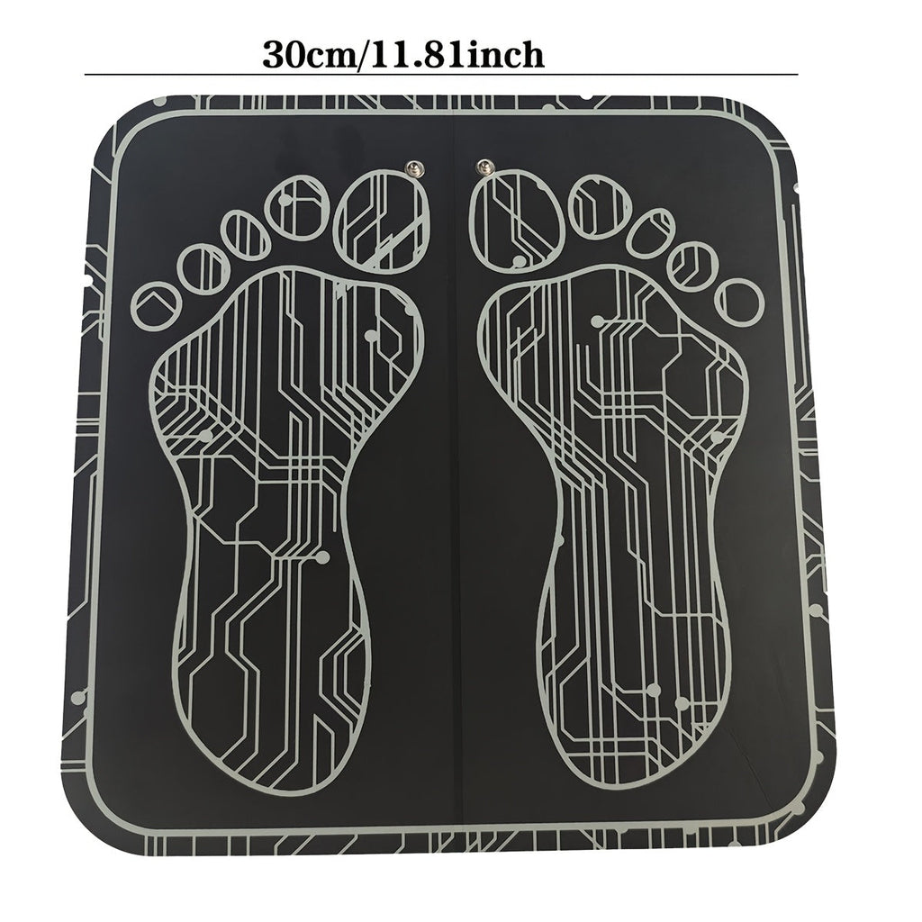EMS Foot Massager Pad with TENS Therapy ¨C Portable Electric Foot Massage Machine, Reusable Pad, Multiple Mode Adjustment, Pain Relief for Plantar Fasciitis & Tired Feet