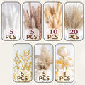 Dried Flower Bouquet Pampas Grass with Artificial White Beige Roses 51 91pcs Boho Dried Floral Arrangement for Wedding Centerpiece Farmhouse Home Table Decor Rustic Vase Filler No Maintenance