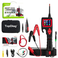Automotive Circuit Tester Topdiag P200 Pro 9-30V Oscilloscope Multimeter Relay Fuel Injector Test 0-5V Power Supply Component Activation 20ft Cable Smart Voltage Resistance Diagnostic Tool
