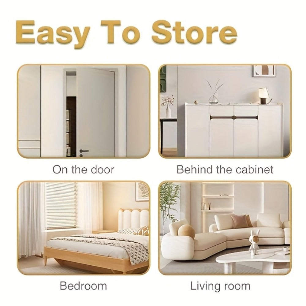 Wall Mount Ironing Board Foldable 36x12 Space Saving with Iron Holder Removable Heat Resistant Cover for Small Spaces Laundry Room Closet Apartment