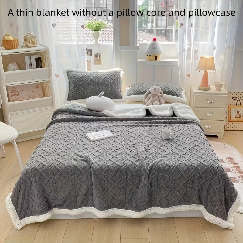 Taffeta Blanket Double-Sided ¨C Silky Soft All-Season Sleep Blanket for Bed & Air Conditioning, Machine Washable, 5 Colors, 3 Sizes