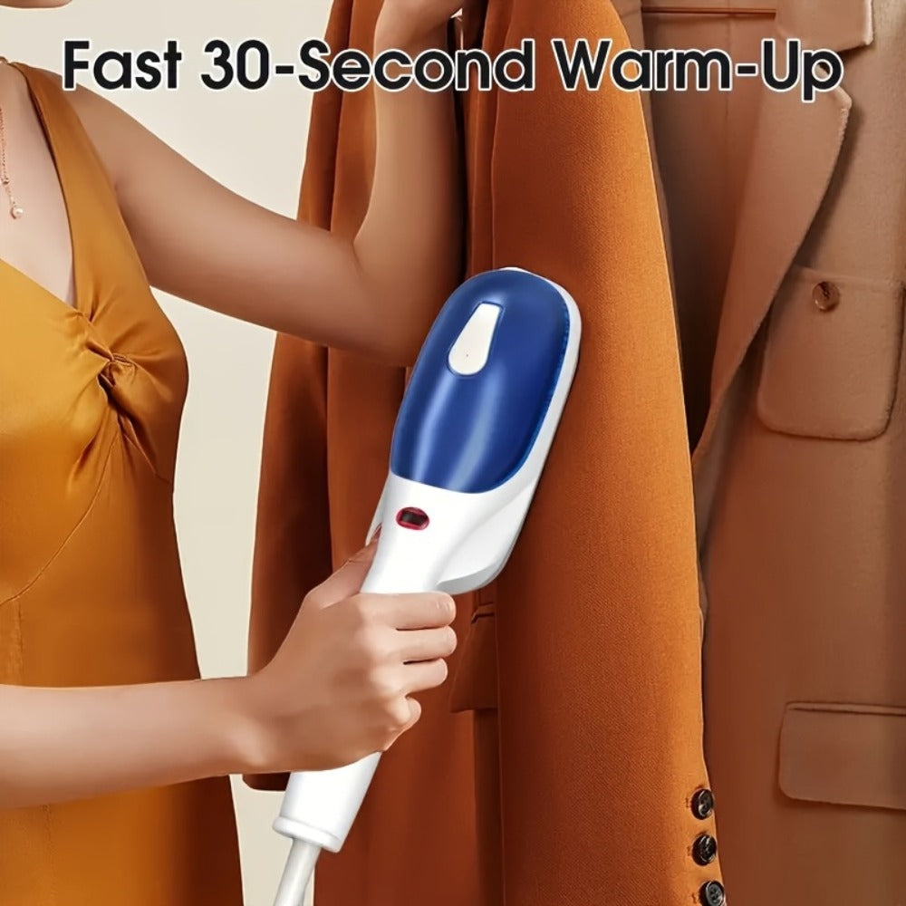 Handheld Steam Iron Garment Steamer ¨C 25-Second Fast Heat-Up, Portable Wrinkle Remover for Clothes, Horizontal & Vertical Steam, Dry & Steam Ironing, Perfect for Home Office & Travel